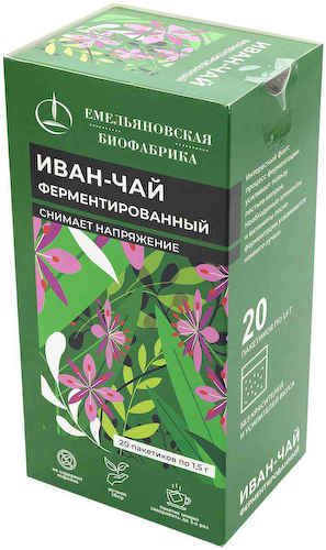 Напиток чайный черный Емельяновская биофабрика Иван-чай крепкий листовой #1