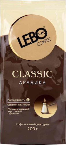 Кофе для турки молотый Lebo Classic #1