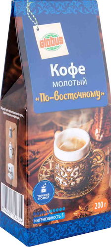 Кофе молотый Глобус по-восточному тонкого помола #1