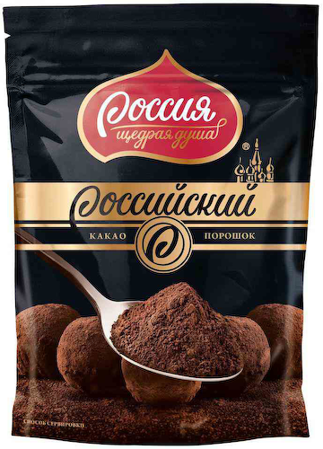 Какао-порошок Россия - Щедрая душа! Российский для приготовления десертов и напитков #1