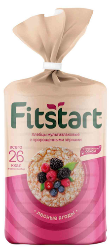Хлебцы мультизлаковые Fitstart Лесные ягоды #1
