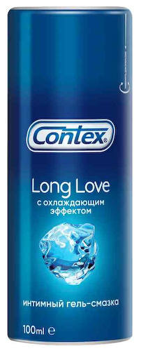 Гель-смазка интимный Contex Long Love с охлаждающим эффектом #1