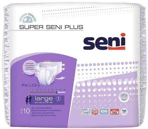 Подгузники для взрослых Super Seni Plus large 3 (100-150 см) #1