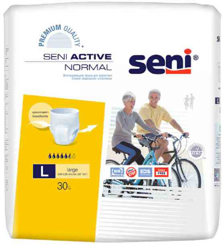 Трусы для взрослых впитывающие Seni Active Normal, размер M #1