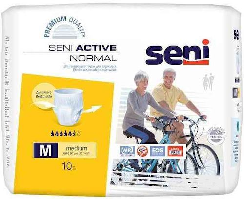 Трусы впитывающие для взрослых Seni Active Normal medium 2 (80-110 см) #1
