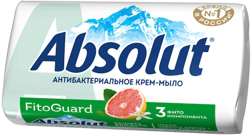 Крем-мыло антибактериальное туалетное Absolut Cream грейпфрут и бергамот #1