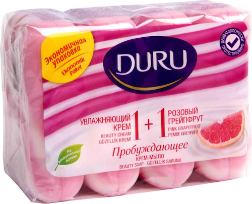 Крем-мыло Duru 1+1 Пробуждающее Розовый грейпфрут #1