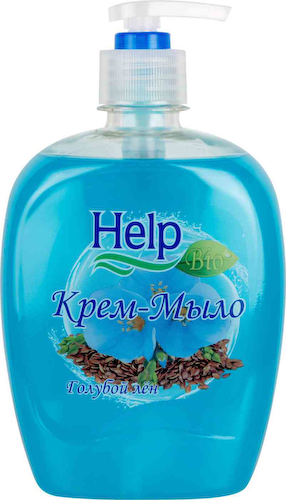 Крем-мыло Help Голубой лен #1