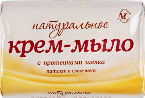 Крем-мыло натуральное Невская Косметика с протеинами шелка #1