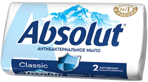 Мыло туалетное антибактериальное Absolut Classic ультразащита #1