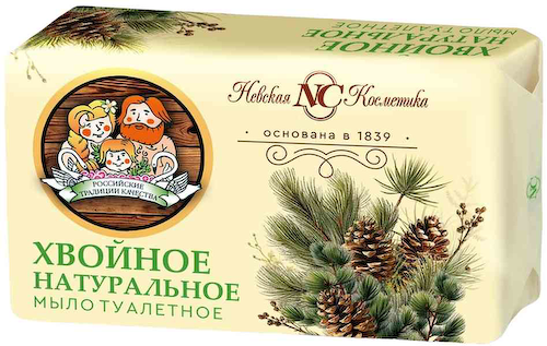 Мыло туалетное Невская Косметика Хвойное натуральное #1