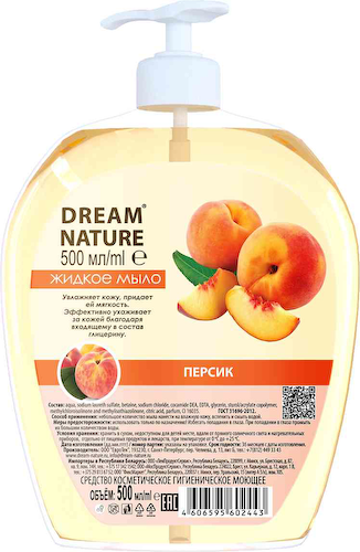 Жидкое мыло Dream Nature Персик #1