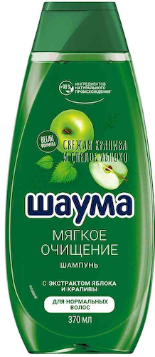 Шампунь для нормальных волос Шаума Мягкое очищение с экстрактом яблока #1