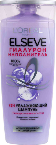 Шампунь для обезвоженных и тонких волос L'Oreal Paris Elseve Гиалурон Наполнитель #1