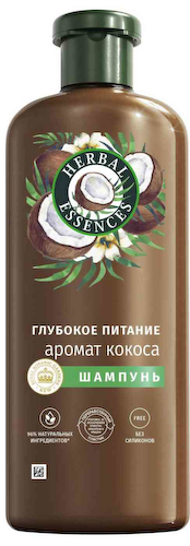 Шампунь для очень сухих волос Herbal Essences Глубокое питание аромат Кокоса #1