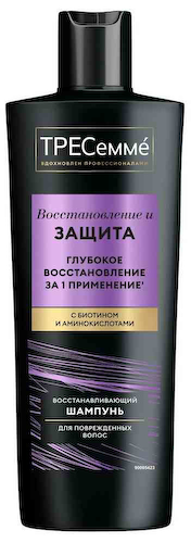 Шампунь для поврежденных волос ТРЕСеммé Восстановление и защита #1