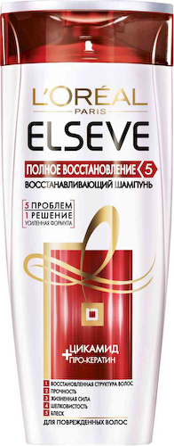 Шампунь для поврежденных волос Elseve Полное восстановление #1