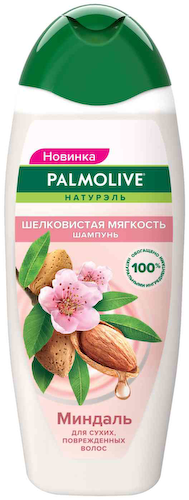 Шампунь для сухих, поврежденных волос Palmolive Шелковистая мягкость Миндаль #1
