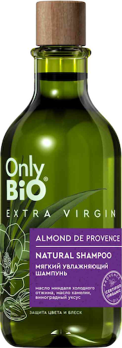Шампунь для волос мягкий увлажняющий Only Bio Extra Virgin Защита цвета и блеск #1