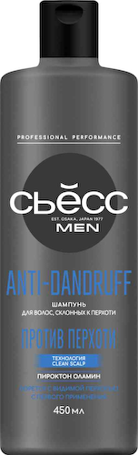Шампунь для волос, склонных к перхоти Сьёсс Men Anti-Dandruff #1