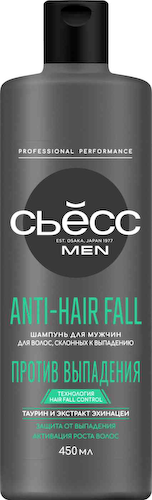 Шампунь для волос, склонных к выпадению Сьёсс Men Anti-Hair Fall #1