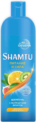 Шампунь для всех типов волос Shamtu Питание и сила с экстрактами фруктов #1