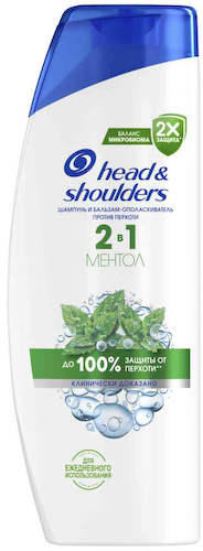 Шампунь и бальзам-ополаскиватель против перхоти 2в1 Head & Shoulders ментол #1