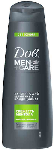Шампунь+кондиционер 2в1 Дав Men+Care укрепляющий свежесть ментола #1