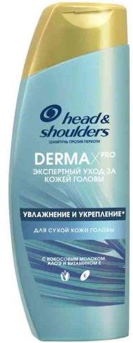 Шампунь против перхоти для сухой кожи головы Head & Shoulders Derma X Pro увлажнение и укрепление #1