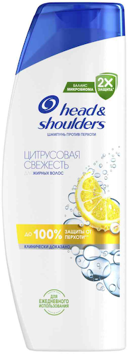 Шампунь против перхоти для жирных волос Head & Shoulders цитрусовая свежесть #1
