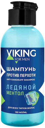 Шампунь против перхоти Viking For Men Ледяной ментол #1