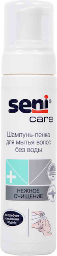 Шампунь-пенка для мытья волос без воды Seni Care #1