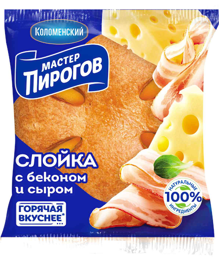 Слойка Мастер пирогов с беконом и сыром #1