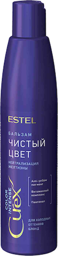 Бальзам для холодных оттенков блонд Estel Curex Colox Intense Чистый цвет #1