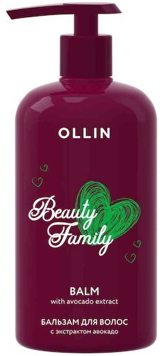 Бальзам для волос Ollin Beauty Family с экстрактом авокадо #1