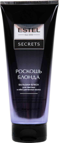 Бальзам-блеск для светлых и обесцвеченных волос Estel Secrets Роскошь блонда #1