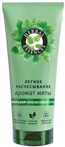 Бальзам-ополаскиватель для легкого расчесывания Herbal Essences аромат Мяты #1