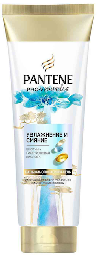 Бальзам-ополаскиватель для сухих волос Pantene Pro-V Miracles Увлажнение и сияние #1