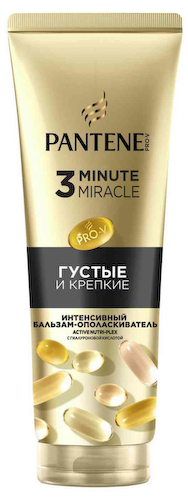 Бальзам-ополаскиватель для волос Pantene Pro-V 3 Minute Miracle Густые и крепкие #1