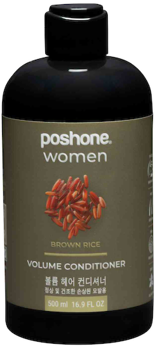 Кондиционер для нормальных, сухих и поврежденных волос Poshone Women Brown Rice для придания объема #1