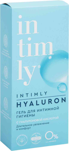 Гель для интимной гигиены Intimly Hyaluron с гиалуроновой кислотой #1