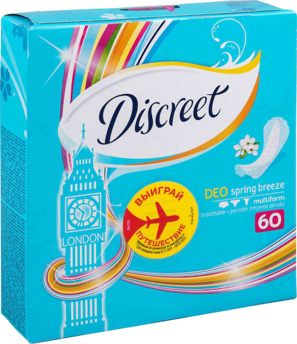 Прокладки ежедневные Discreet Deo Spring Breeze multiform #1