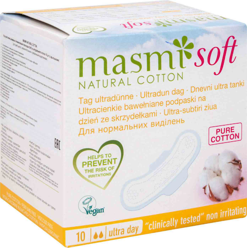 Прокладки гигиенические Masmi Soft ультратонкие с крылышками #1