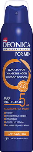 Антиперспирант спрей Максимальная защита 5 в 1 Deonica for men #1
