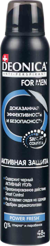 Антиперспирант спрей Deonica for men Активная защита #1