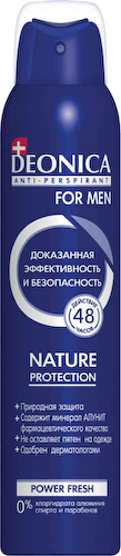 Антиперспирант спрей Nature Protection Deonica for men #1