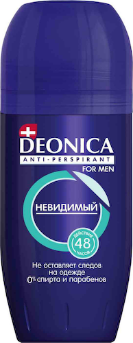Антиперспирант ролл Невидимый Deonica for men 48 часов #1