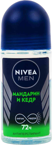 Антиперспирант ролл NIVEA MEN Мандарин и кедр #1