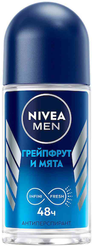 Антиперспирант ролл NIVEA MEN Infinifresh Грейпфрут и мята #1