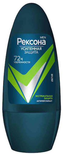Антиперспирант ролл Рексона Men Усиленная защита Экстремальная защита #1